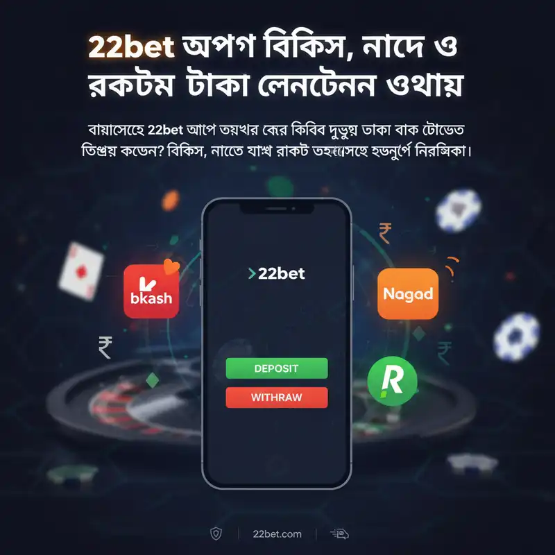 22bet Payment Methods Bangladesh Bkash Nagad Rocket